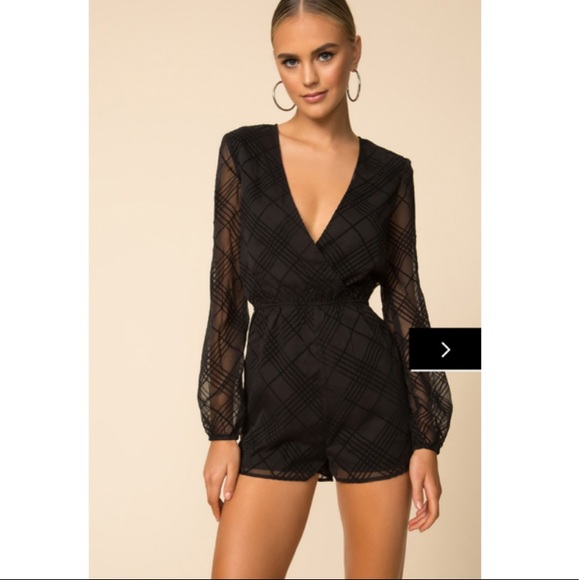 Superdown black romper from revolve - Picture 2 of 3